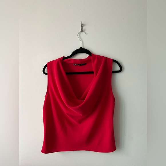 ZARA red top - Picture 1 of 3